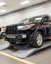 Toyota on vehicle lift