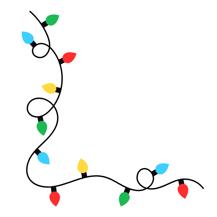 christmas lights left