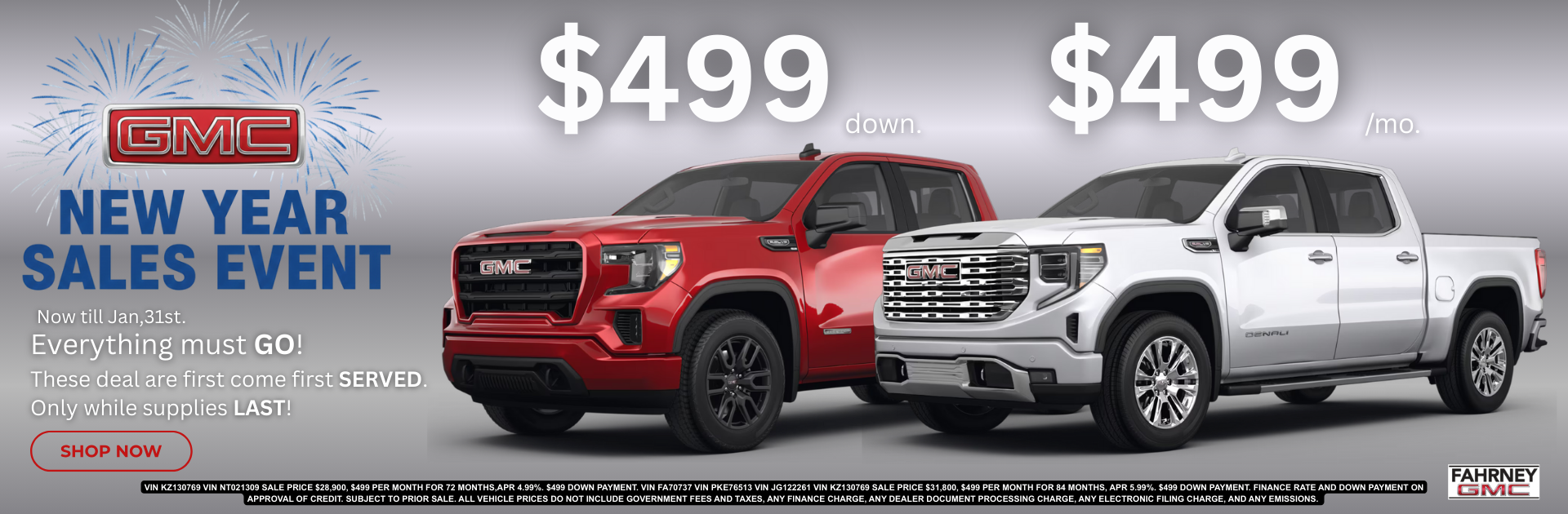 New year new sales event