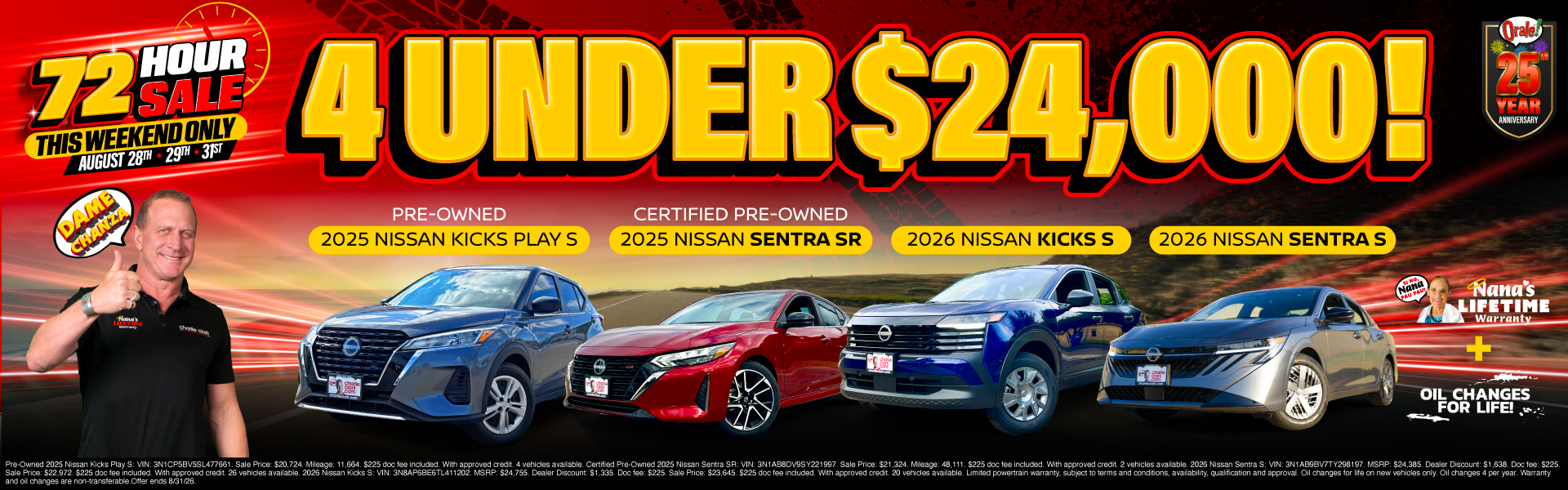 4 under 24k