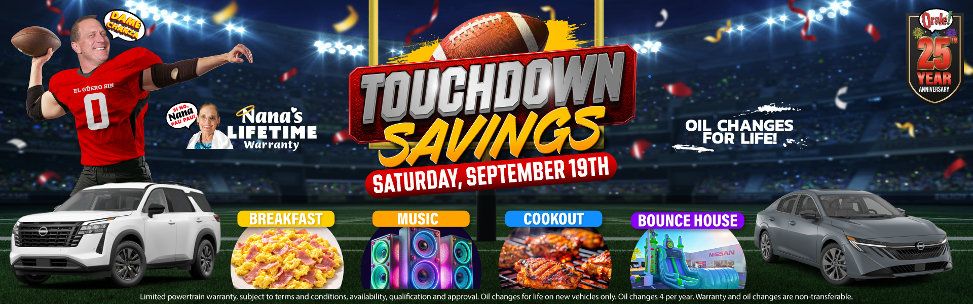 Touchdown Savings