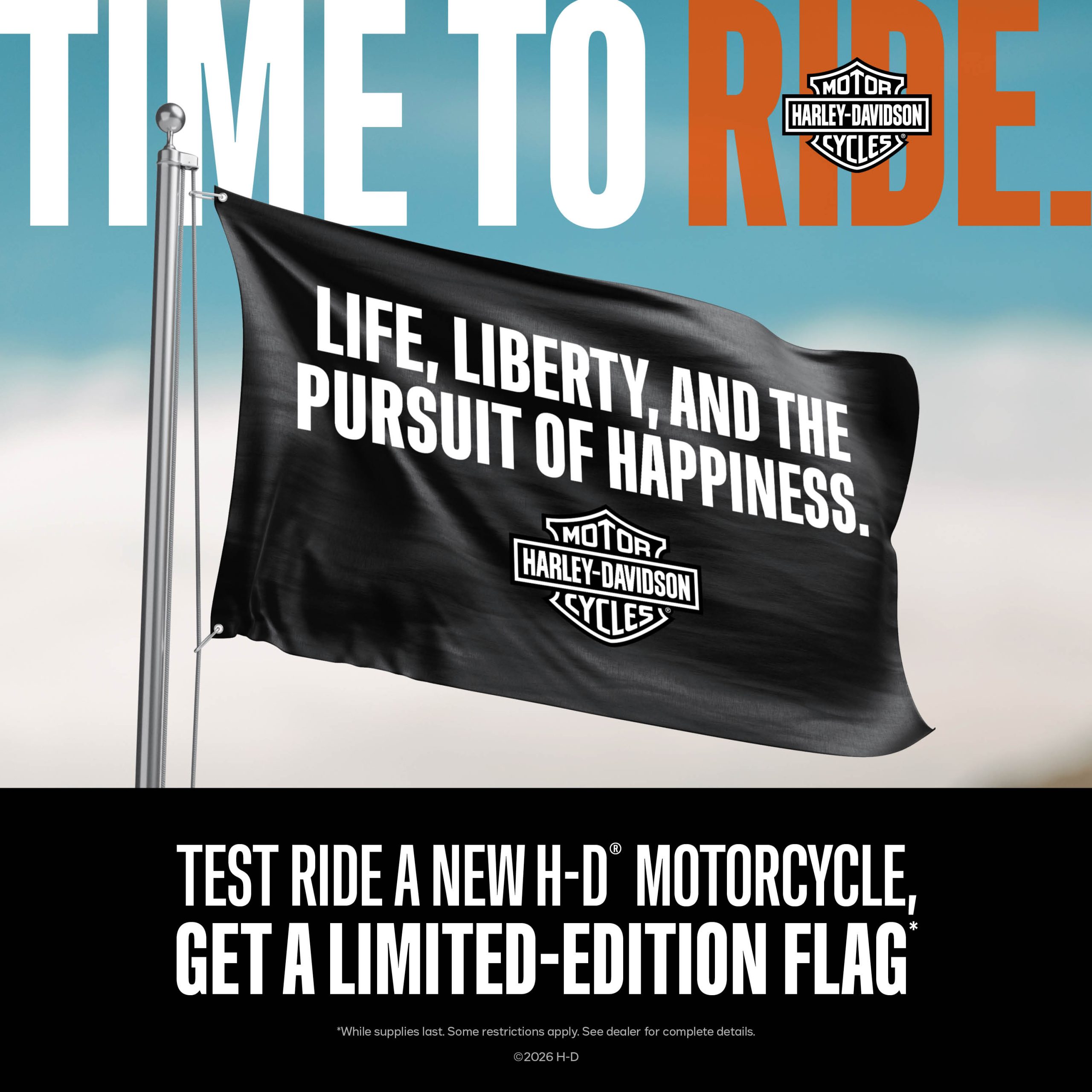 TIME TO RIDE