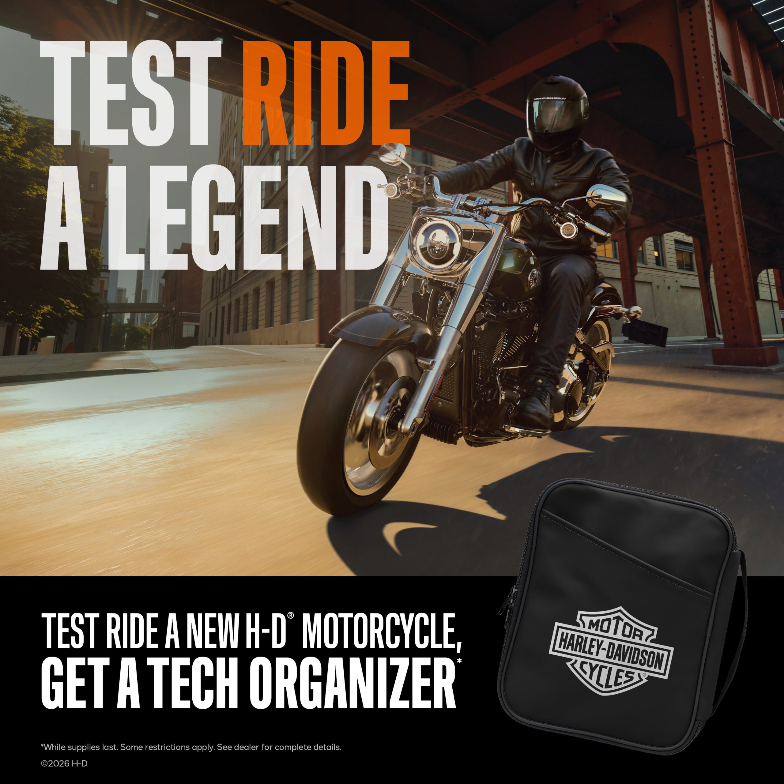 TEST RIDE A LEGEND