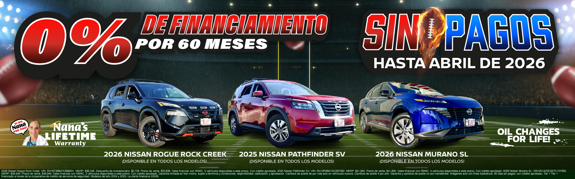 End the Year in a New Ride - Rogue/Pathfinder/Murano multi apr