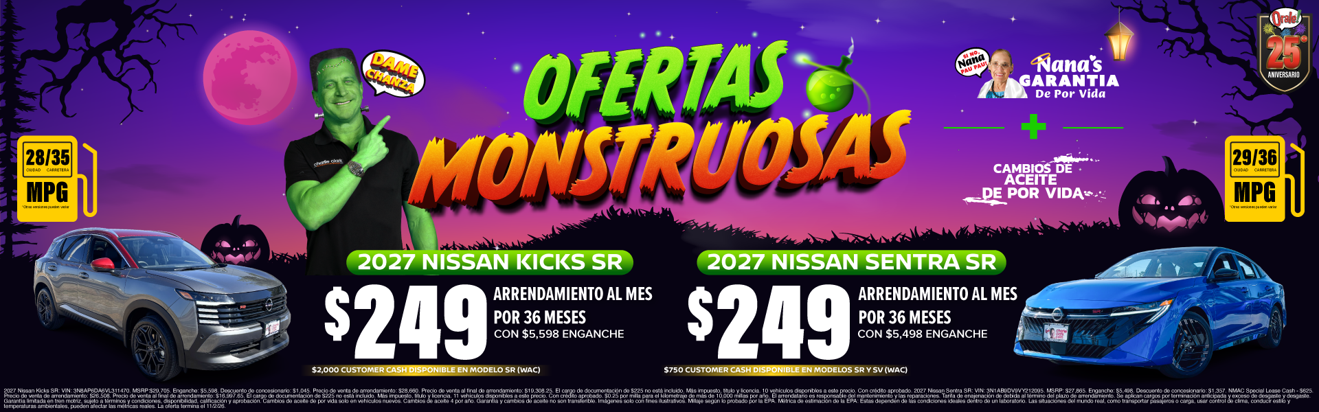 sentra/kicks