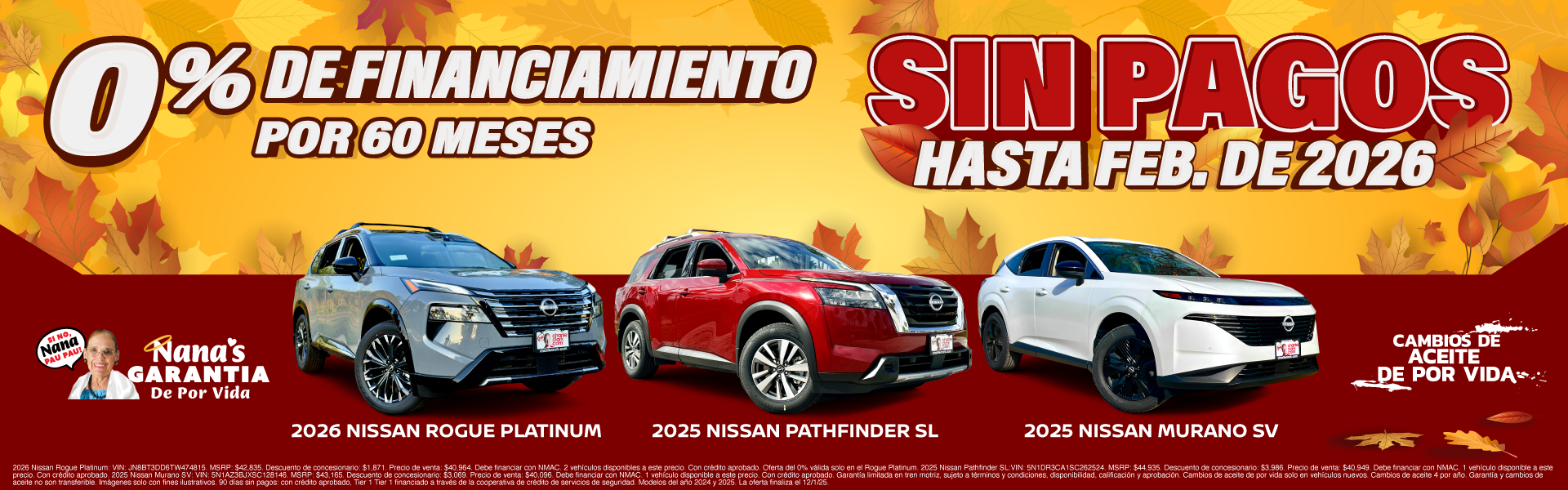 Rogue/Pathfinder/Murano multi apr