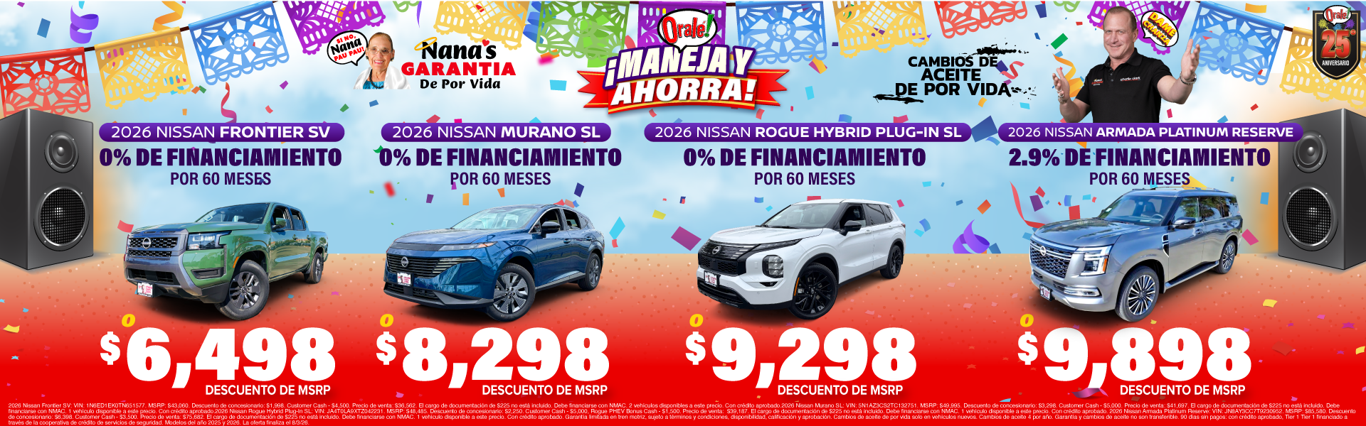 Drive Away Sale: 2026 Nissan Models Cash Offers