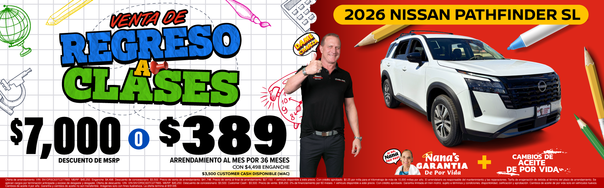 Back to School Sale: Nissan Frontier Lease Offer at Charlie Clark Nissan Brownsville