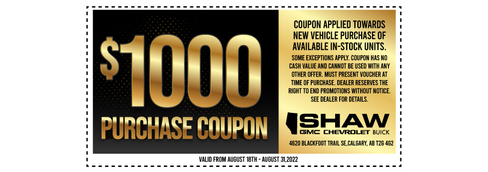 Gift Voucher - Shaw GMC
