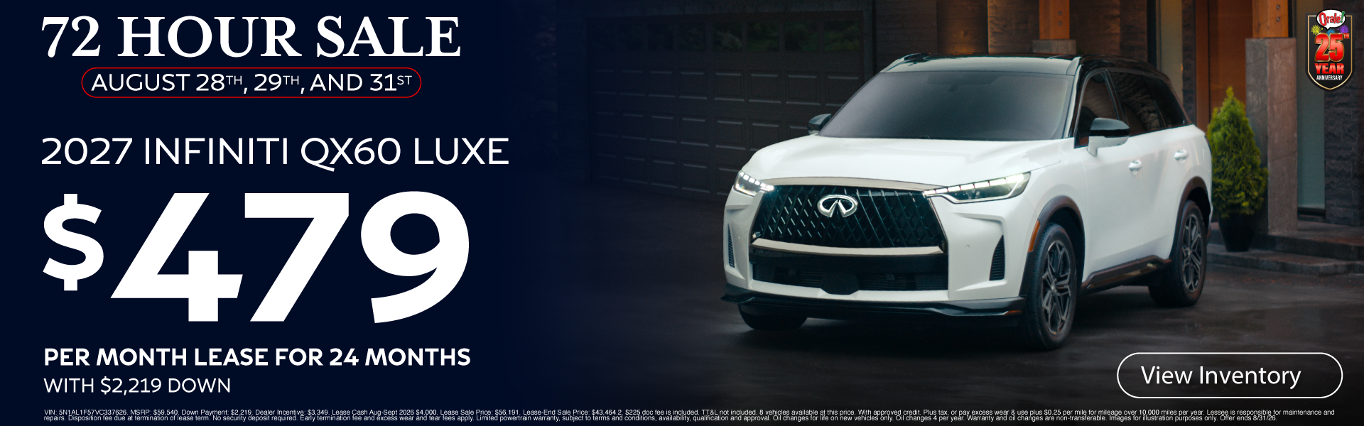 qx60 offer