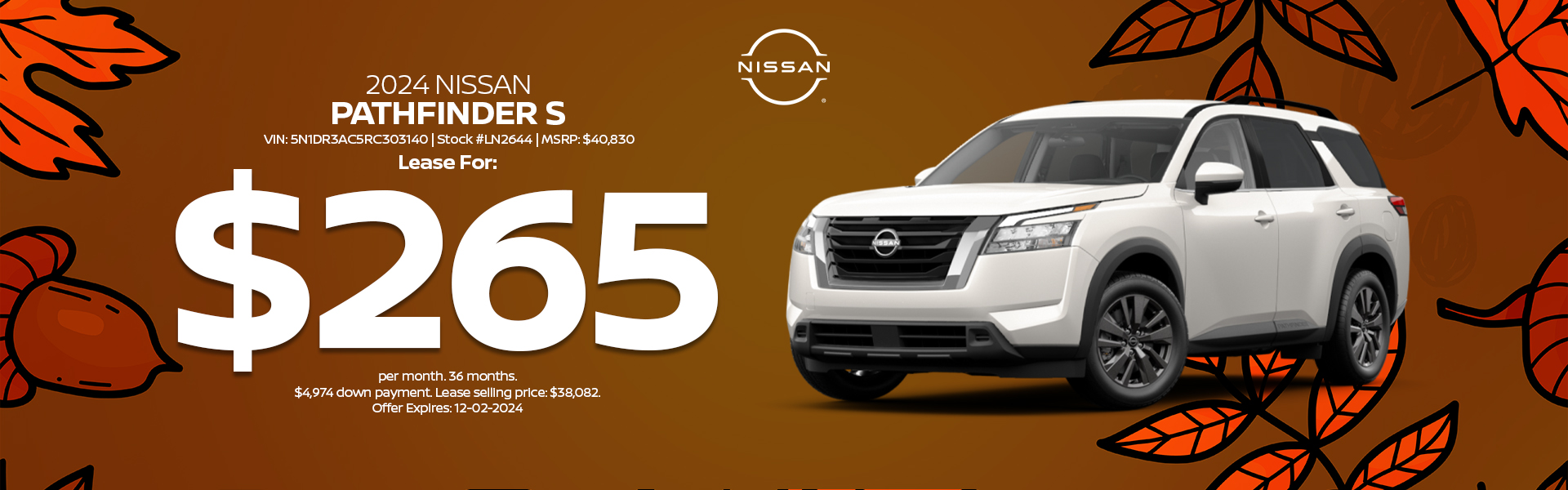 2024 Nissan Pathfinder Lease Offer