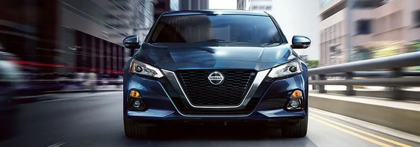 Nissan sedan front profile