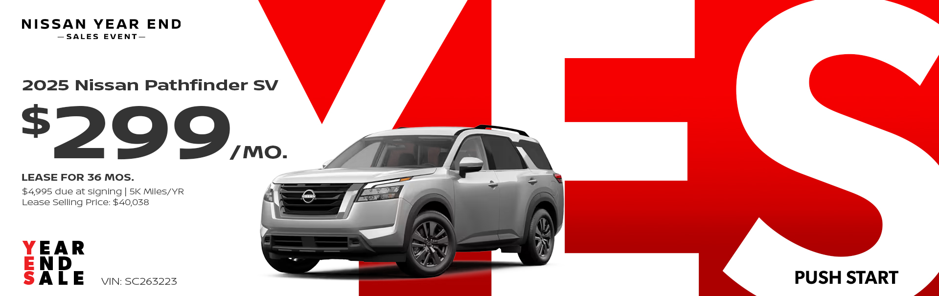 2025 Nissan Pathfinder SV