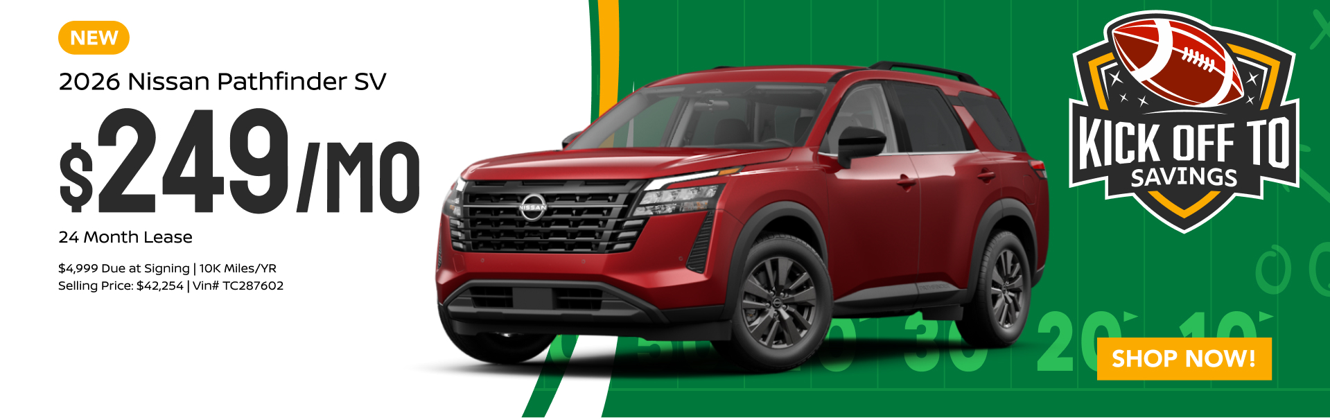 2026 Nissan Pathfinder SV