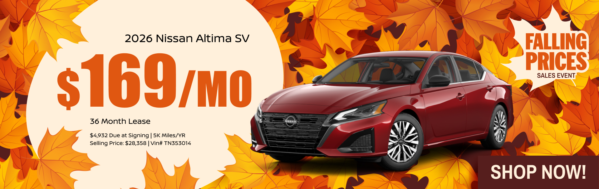 2026 Nissan Altima SV