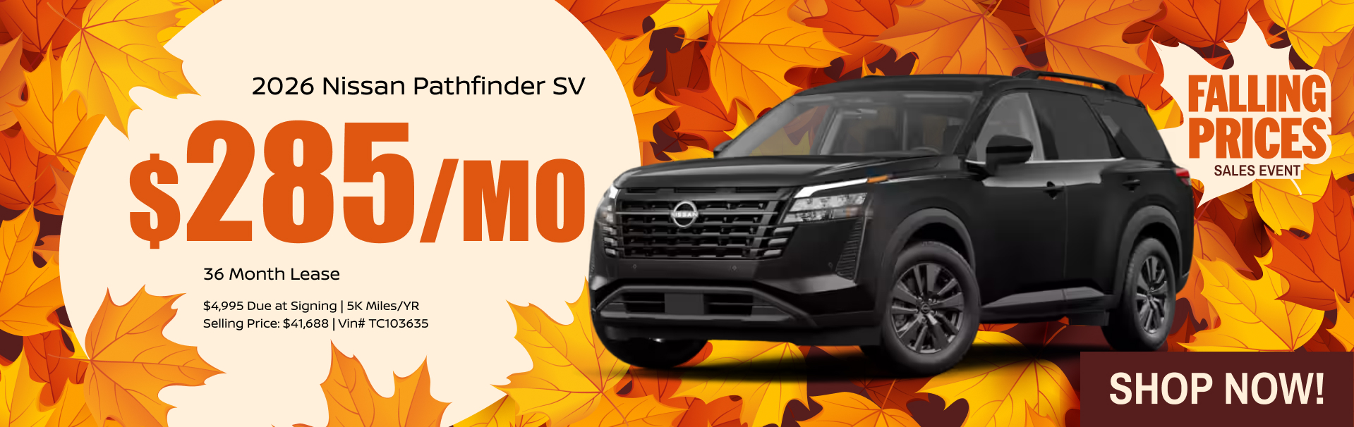 2026 Nissan Pathfinder SV