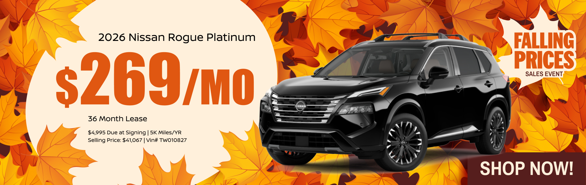 2026 Nissan Rogue Platinum