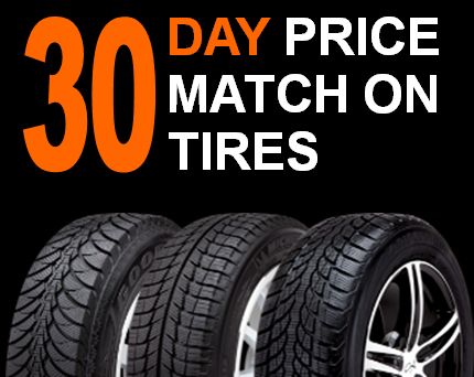 30 day price match on tires