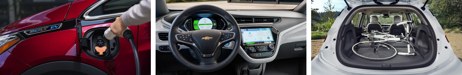 Chevrolet Bolt Images, interior, exterior and trunk space