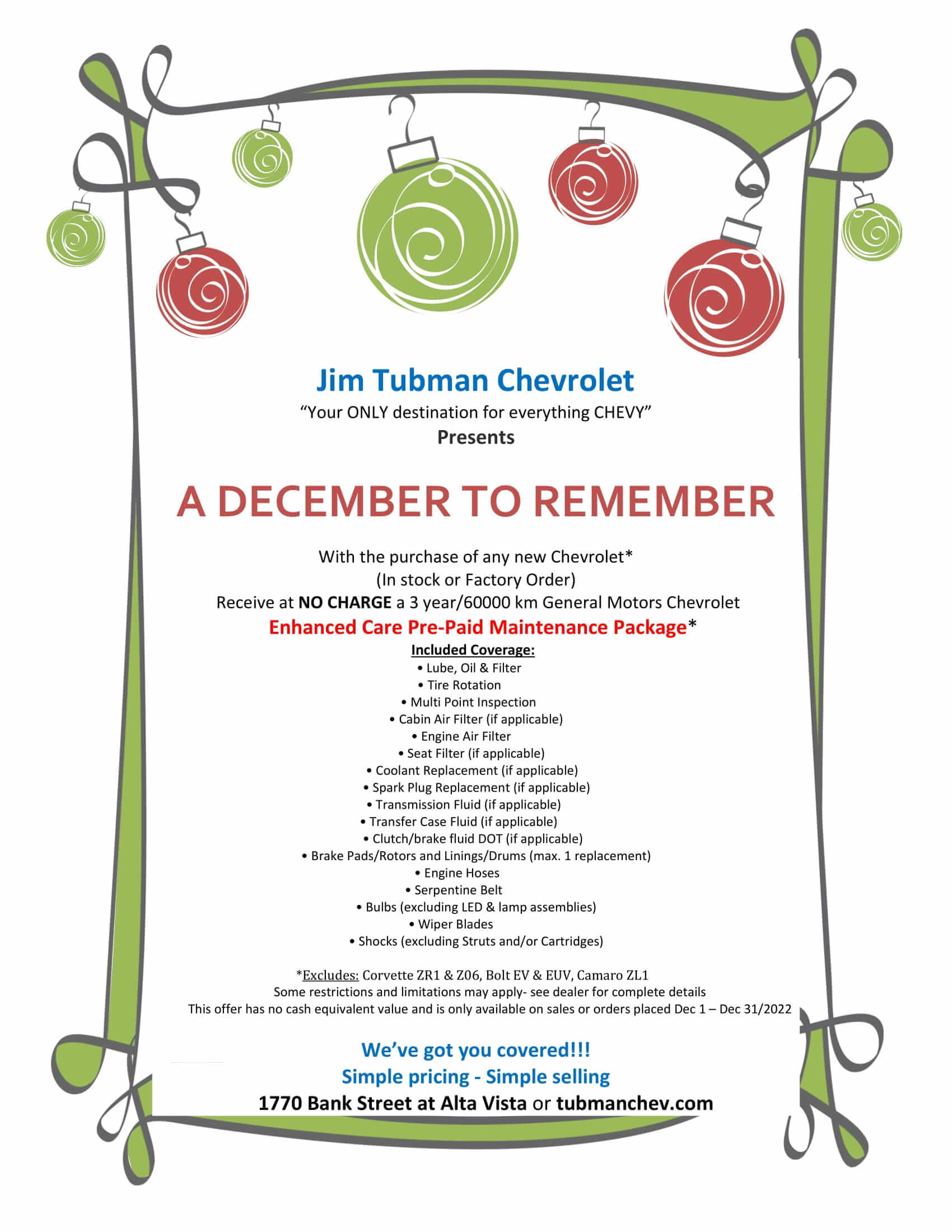 A DECEMBER TO REMEMBER