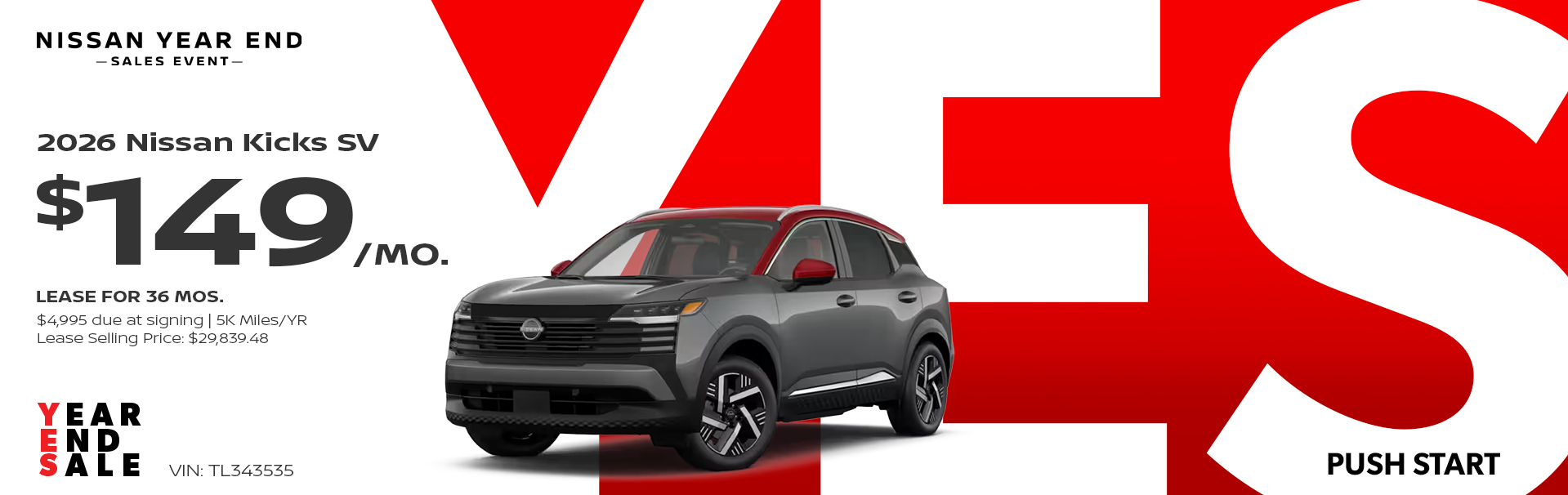 2026 Nissan Kicks SV