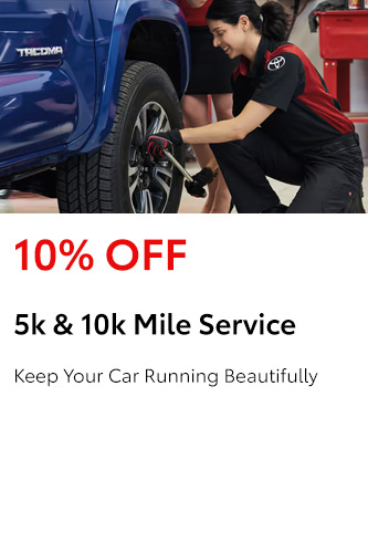 10% off 5k & 10k Mile Service