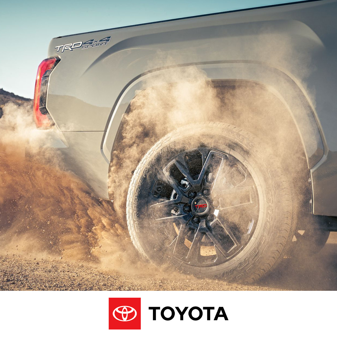 2024 Toyota Tundra unique alloy wheels showing power and traction