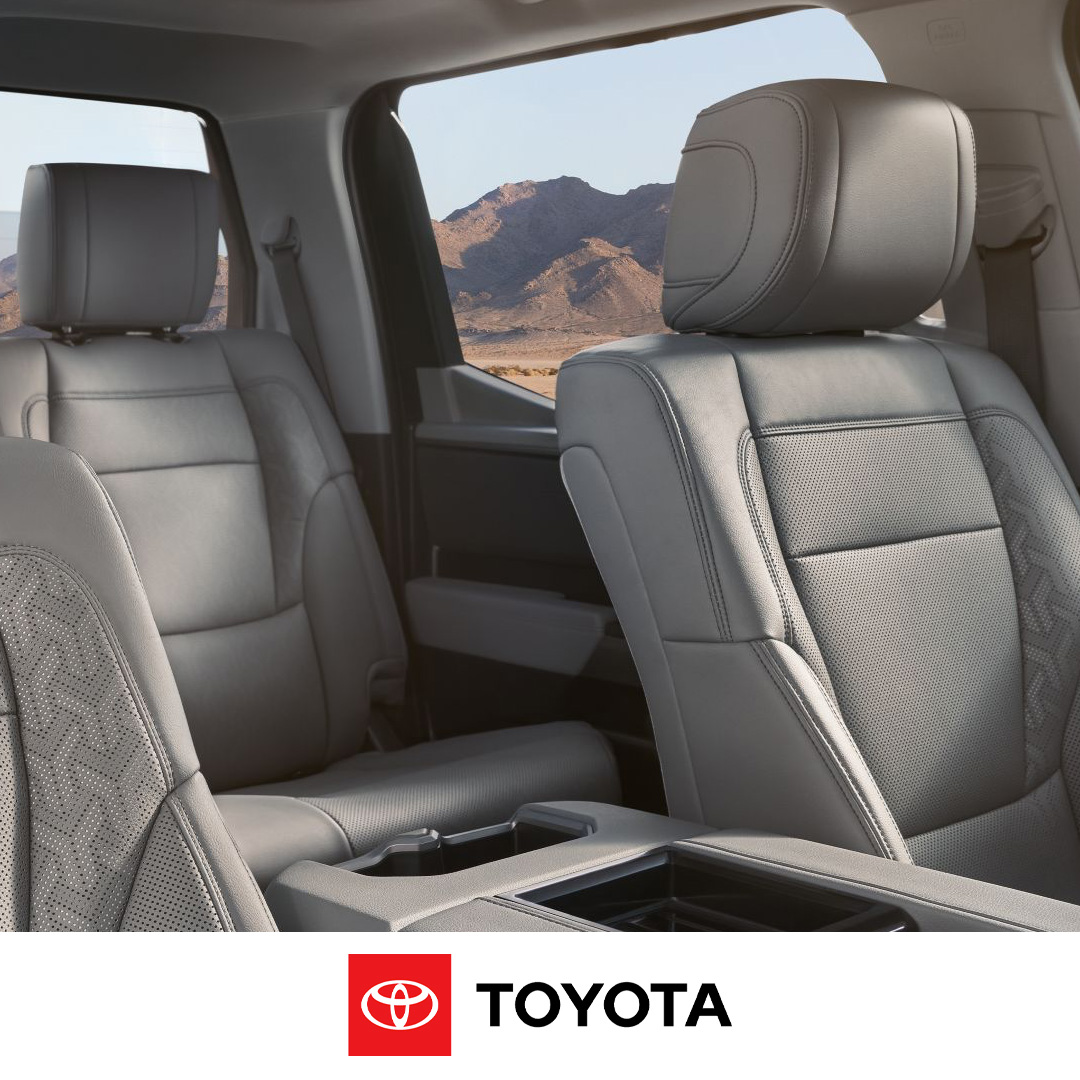 2024 Toyota Tundra luxurious leather-trimmed upholstery