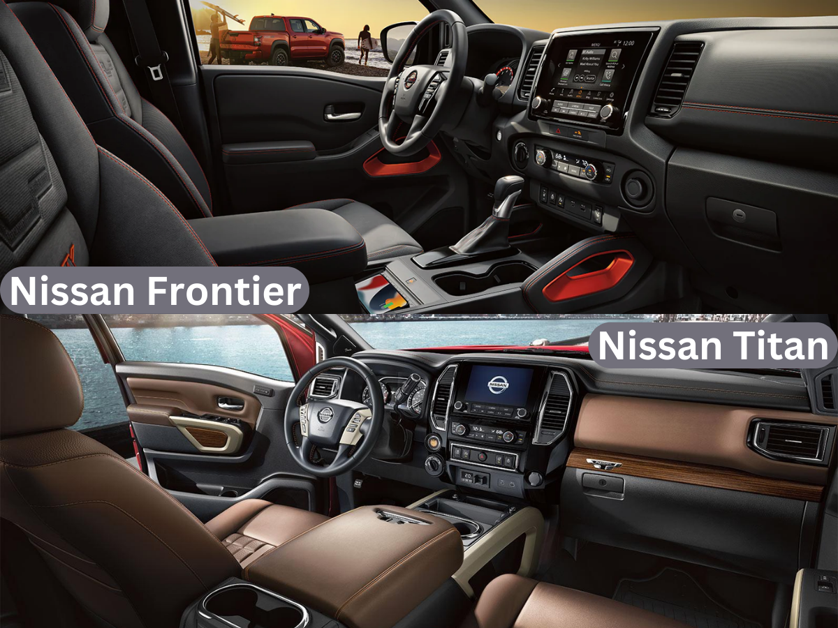 Nissan frontier vs titan interior