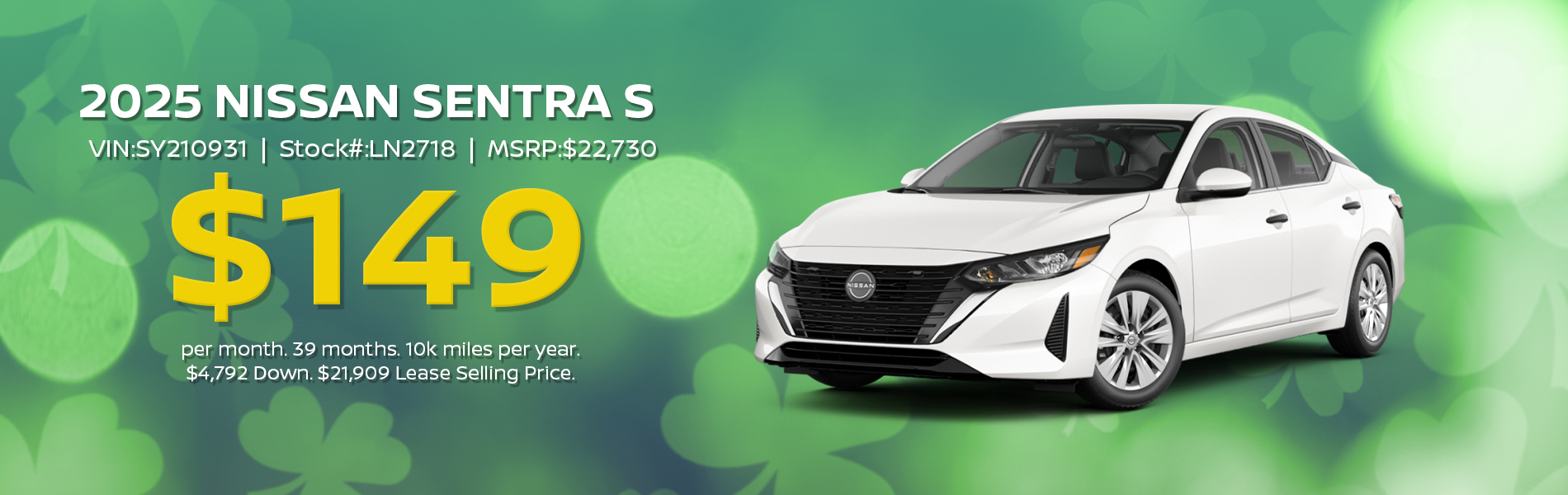 2025 Nissan Sentra Lease