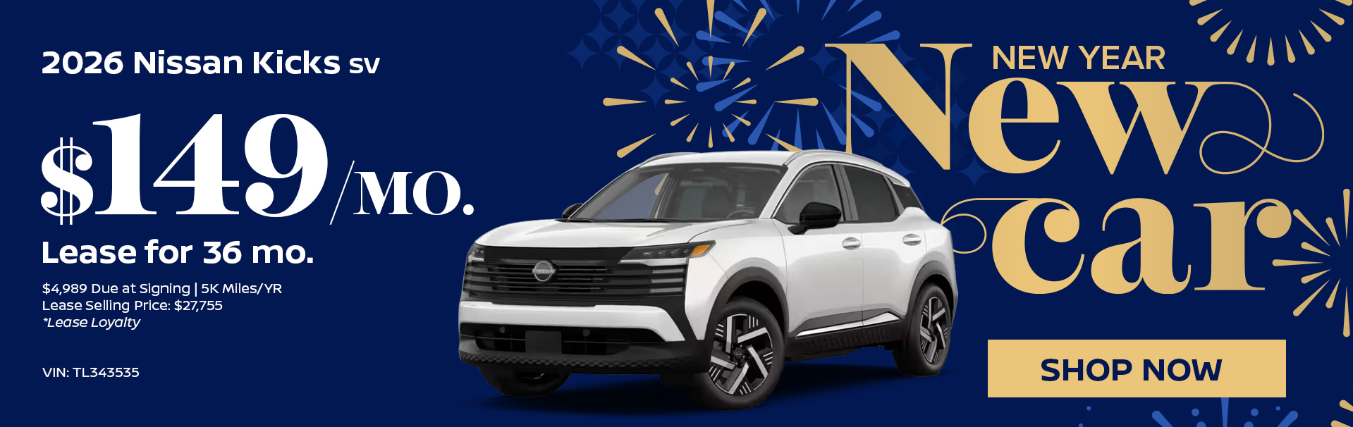 2026 Nissan Kicks SV