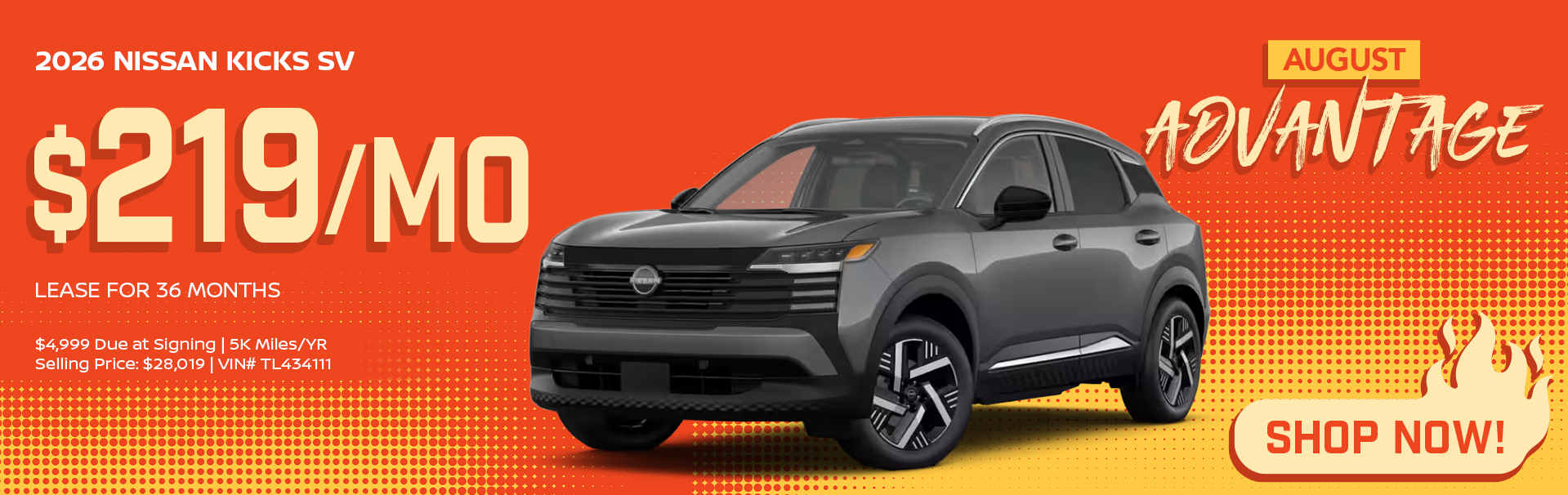 2026 Nissan Kicks SV