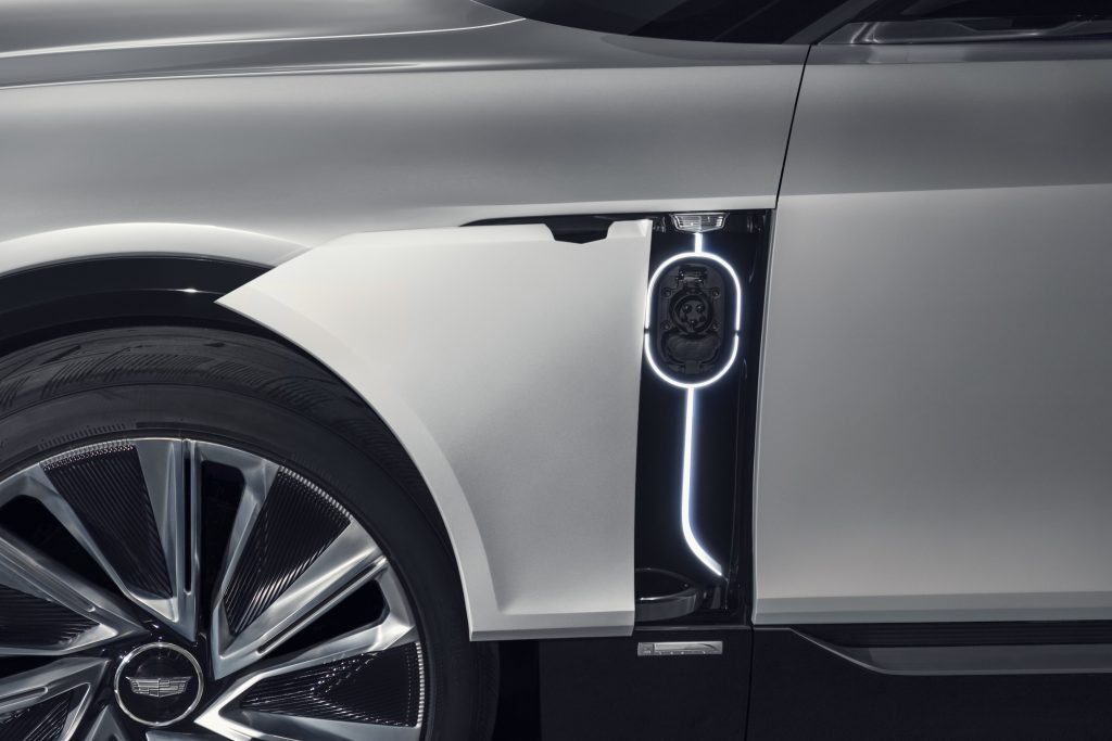 Charging EV Cadillac Lyriq