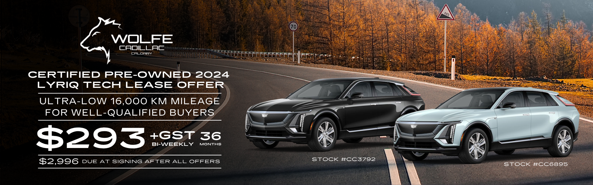 Certified Pre-Owned Lyriq Lease Offer