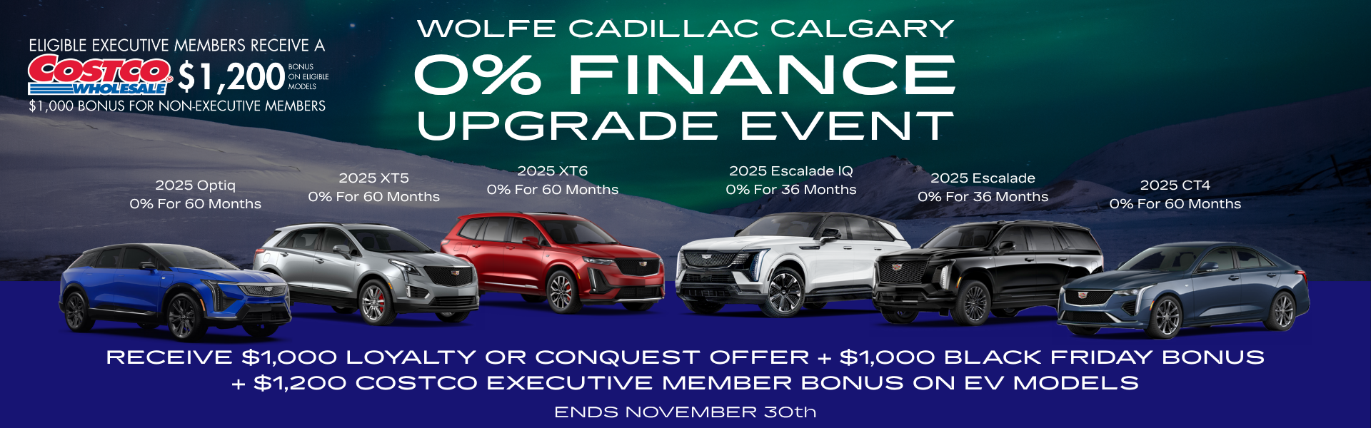 0% Finance Upgrade Event