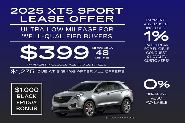 XT5 LEASE OFFER