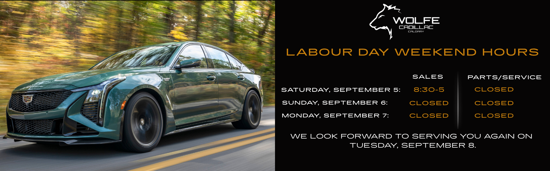 Labour Day Hours