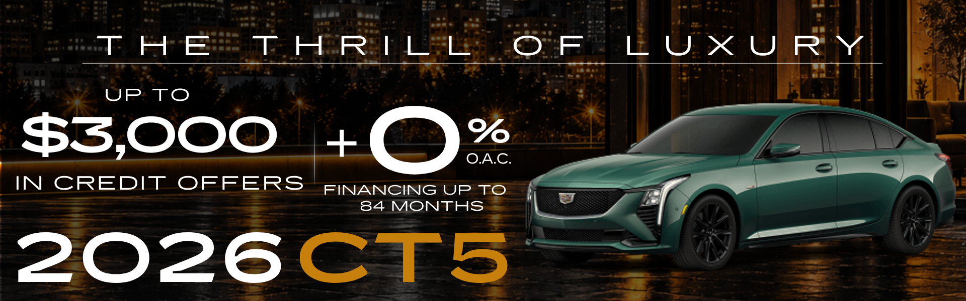 October 2026 CT5 Offer