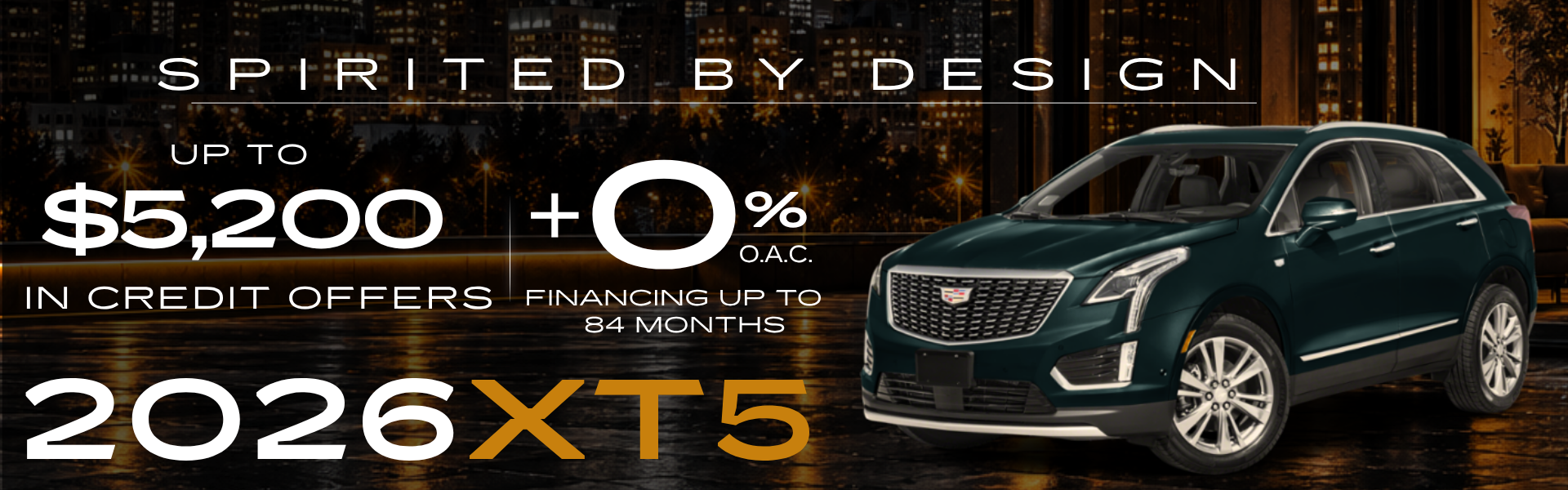 XT5 October Offer