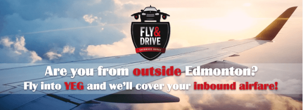 Fly into YEG and we'll cover your inbound airfare!