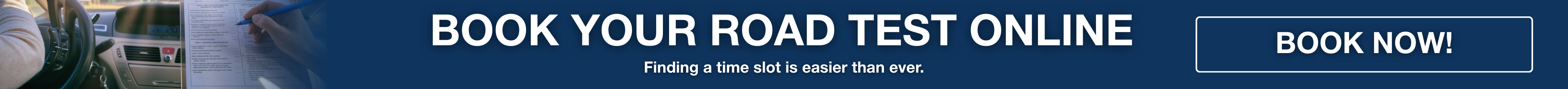 Pencil Banner Book Road Test