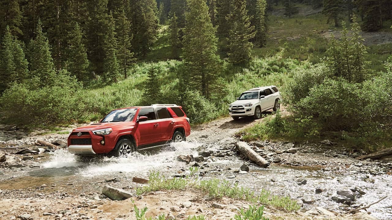 2018 Toyota 4Runner off-roading