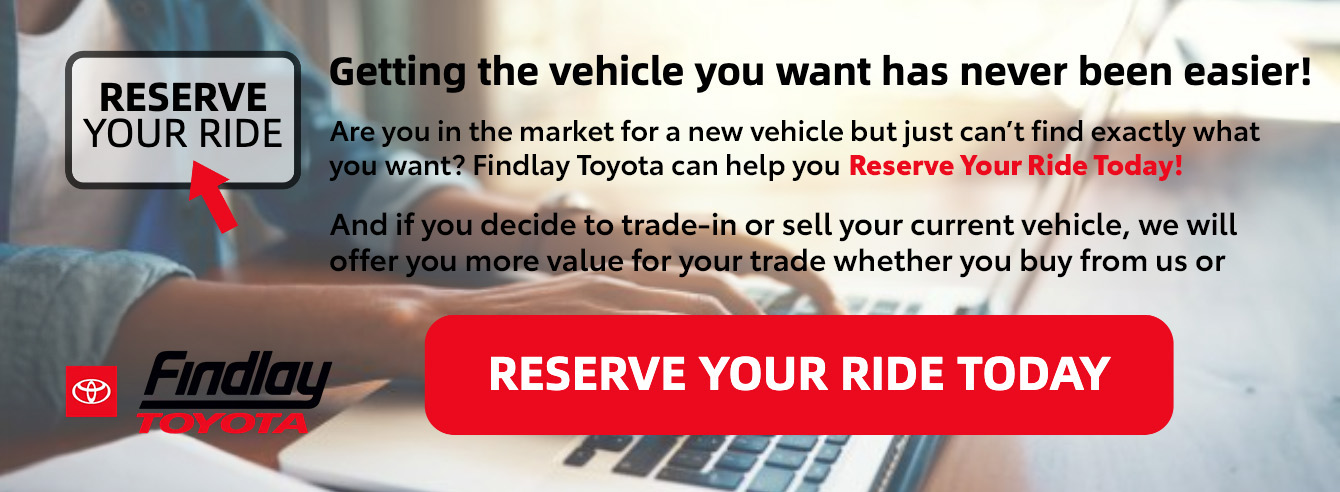 Reserve Your New Toyota