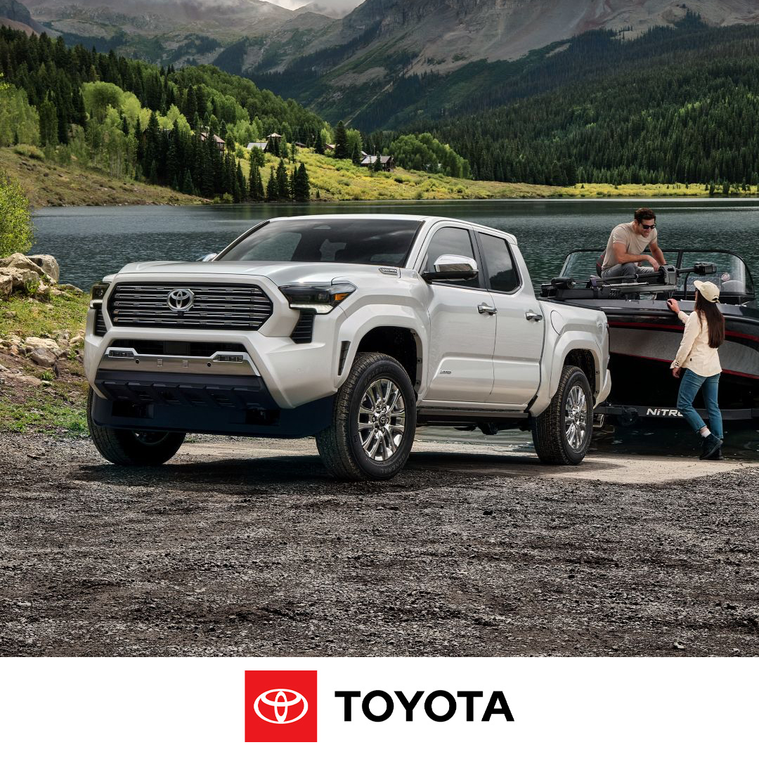 2024 Tacoma - parked near the lake