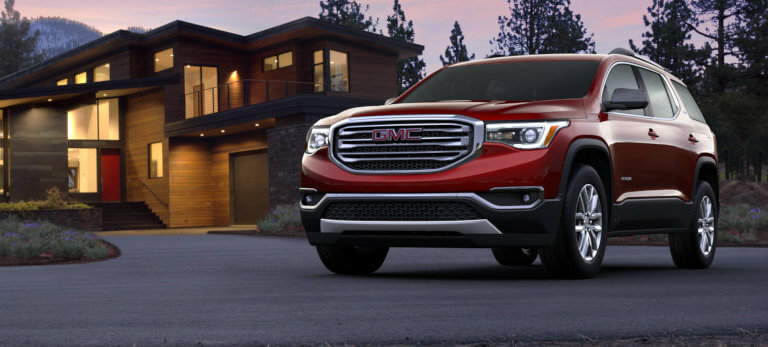 2017 GMC Acadia in Crimson Red Tintcoat