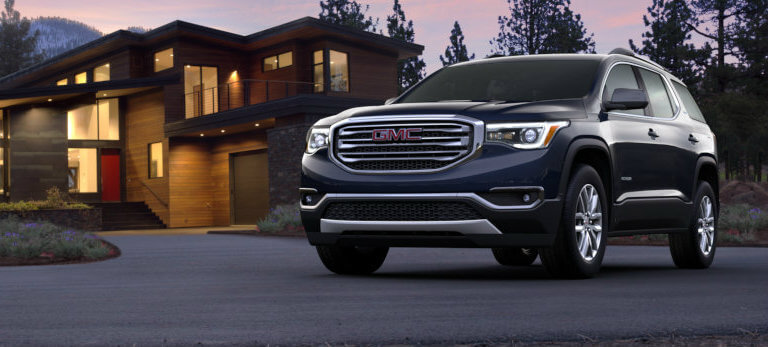 2017 GMC Acadia in Dark Sapphire Blue Metallic