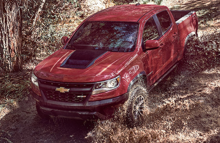 2018 Chevy Colorado in mud