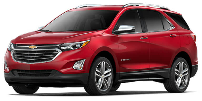 2018 Chevy Equinox in Cajun Red Metallic