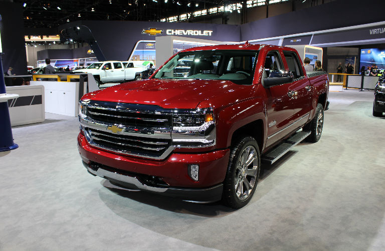 2018 Chevy Silverado High Country in red