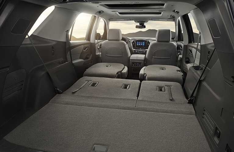 2018 Chevy Traverse cargo space